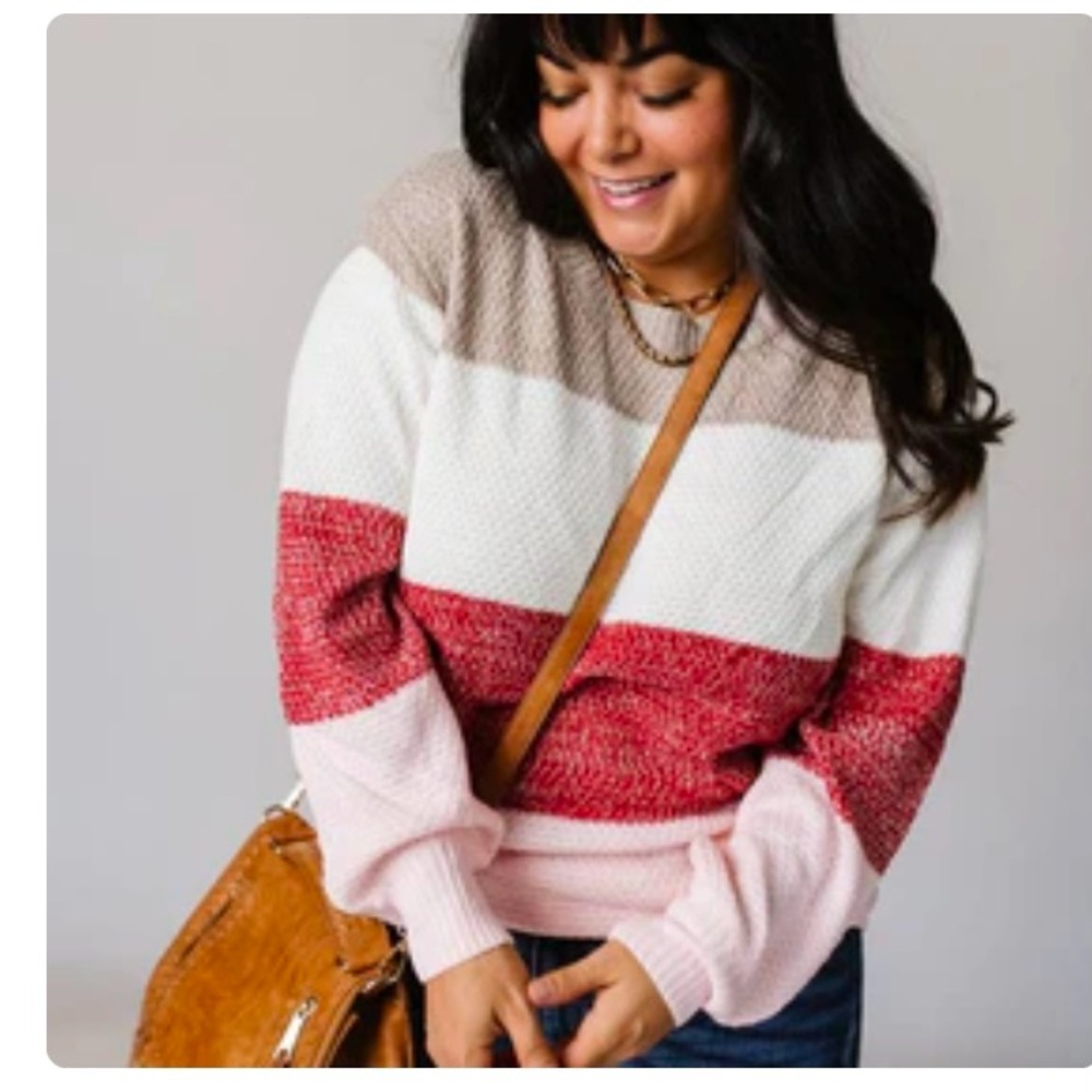 Brynn sweater - Rust